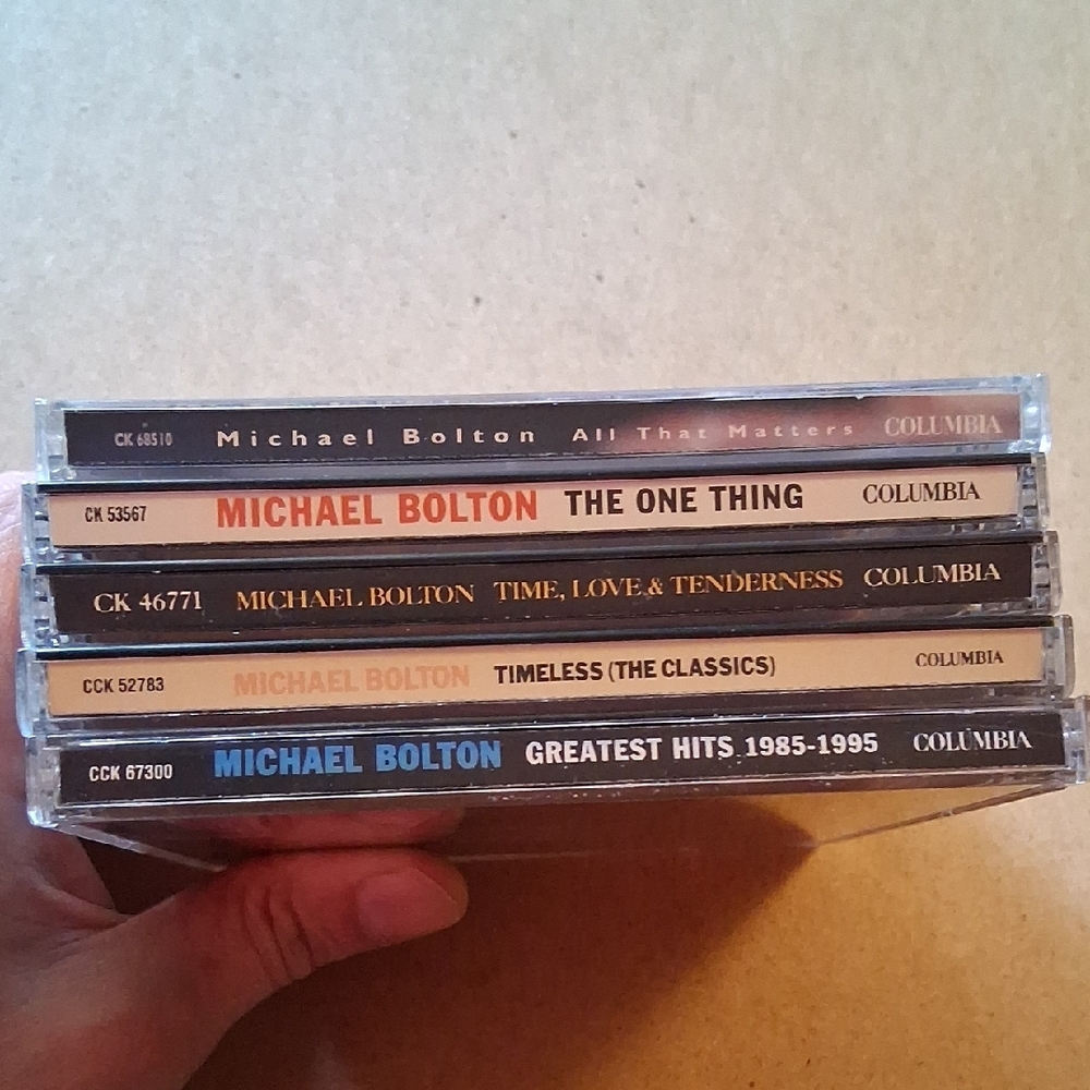 Michael Bolton CD Lot - Five Albums - Brown, Green, Gold, White COLUMBIA - Picture 3 of 13